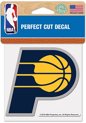 Indiana Pacers 4x4 inch Auto Decal