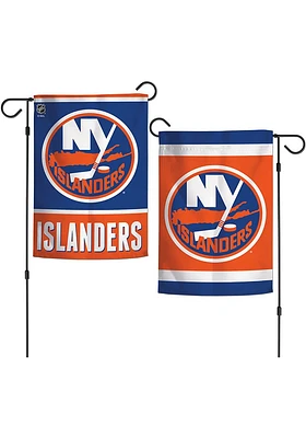 New York Islanders 2 Sided Team Logo Garden Flag - Blue