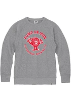 Rally Pittsburgh Mens Grey Bottle Cap Long Sleeve Crew Sweatshirt