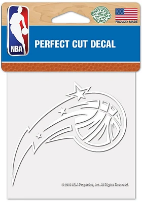 Orlando Magic White 4x4 Inch Auto Decal - White