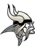 Minnesota Vikings Chrome Car Emblem - Silver