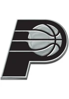 Indiana Pacers Chrome Car Emblem - Silver