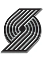Portland Trail Blazers Chrome Car Emblem - Silver