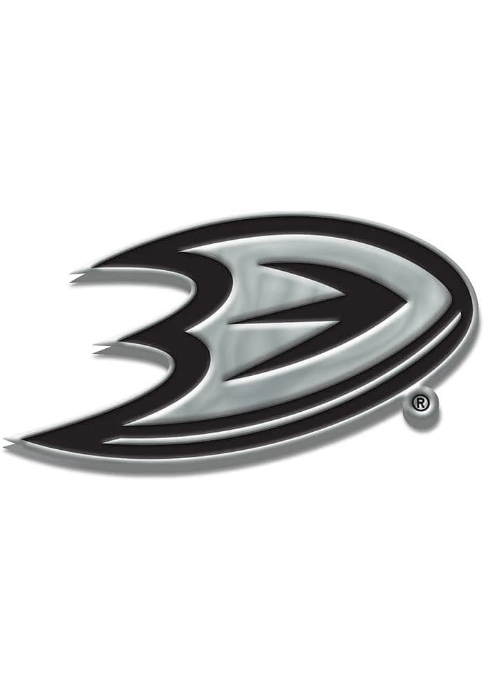 Anaheim Ducks Chrome Car Emblem - Silver