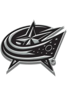 Columbus Blue Jackets Chrome Car Emblem - Silver