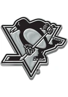 Pittsburgh Penguins Chrome Car Emblem - Silver