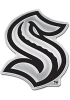Seattle Kraken Chrome Car Emblem - Silver