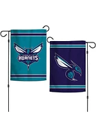 Charlotte Hornets 2 Sided Team Logo Garden Flag
