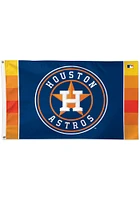 Houston Astros 3x5 ft Silk Screen Grommet Flag - Blue