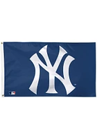 New York Yankees 3x5 ft Silk Screen Grommet Flag - Blue