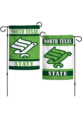 North Texas Mean Green 12x18 2 Sided Garden Flag - Green