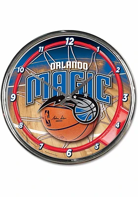 Orlando Magic Chrome Wall Clock