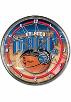 Orlando Magic Chrome Wall Clock