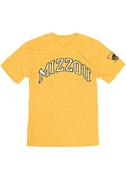 Missouri Tigers Gold Arch Name Short Sleeve Fashion T Shirt