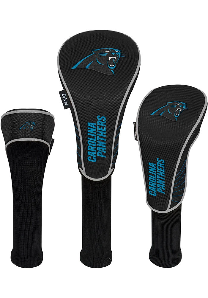 Carolina Panthers 3 Pack Golf Headcover