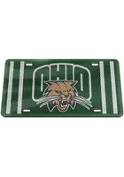 Ohio Bobcats Team Color Acrylic Car Accessory License Plate