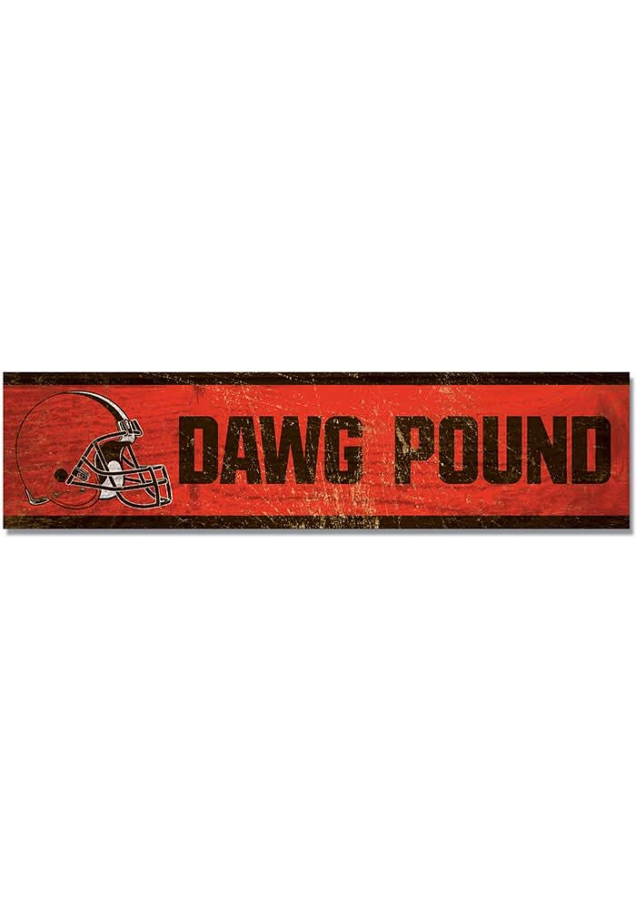 Cleveland Browns 1.5x6 Wood Magnet