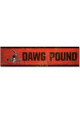 Cleveland Browns 1.5x6 Wood Magnet
