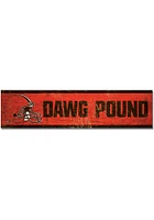 Cleveland Browns 1.5x6 Wood Magnet
