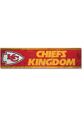 Kansas City Chiefs 1.5x6 Wood Magnet