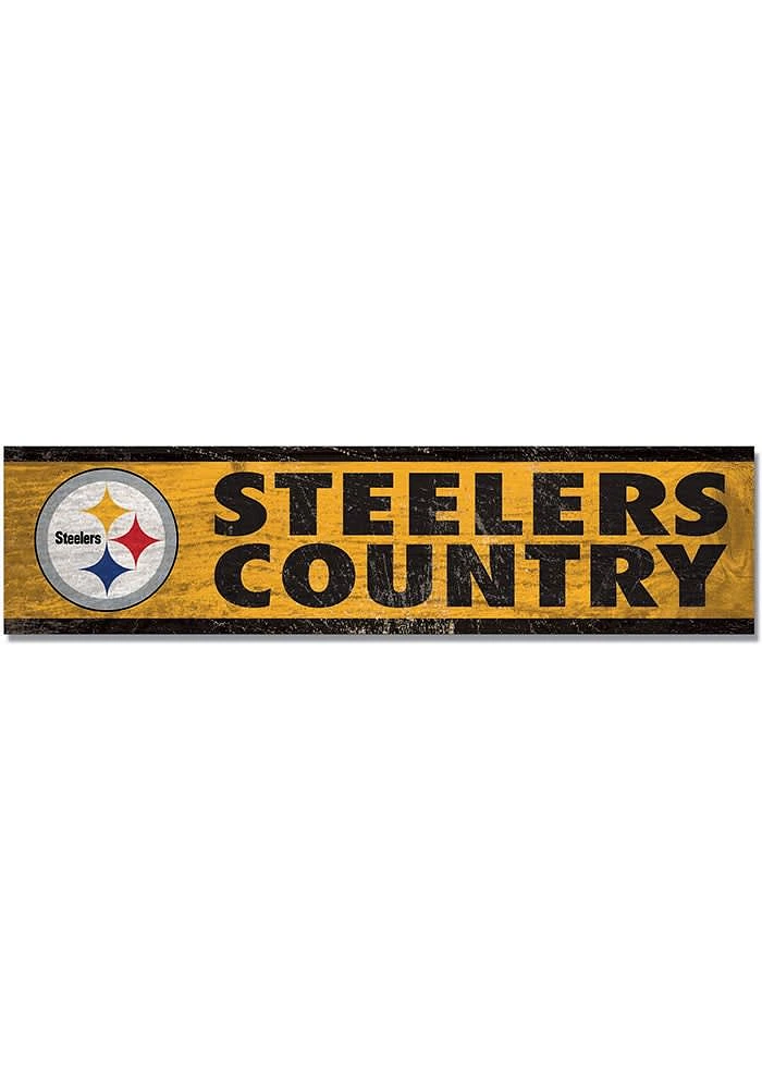 Pittsburgh Steelers 1.5x6 Wood Magnet