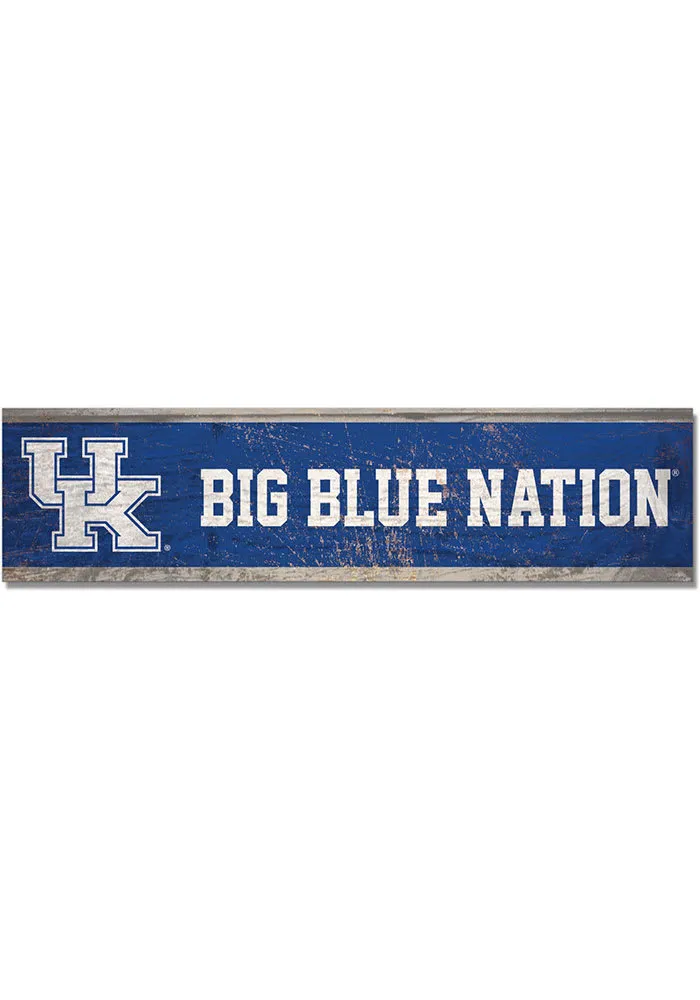 Kentucky Wildcats 1.5x6 Wood Magnet