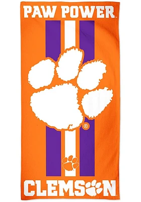 Clemson Tigers Team Color Beach Towel