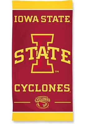 Iowa State Cyclones Team Color Beach Towel