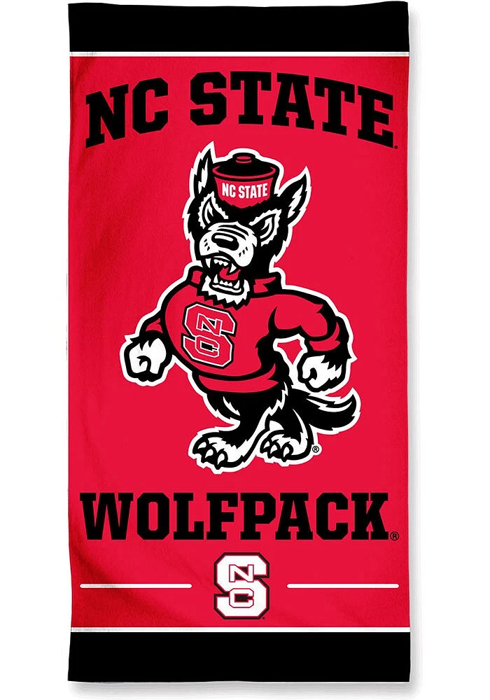 NC State Wolfpack Team Color Beach Towel