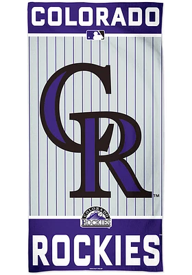 Colorado Rockies Team Color Beach Towel