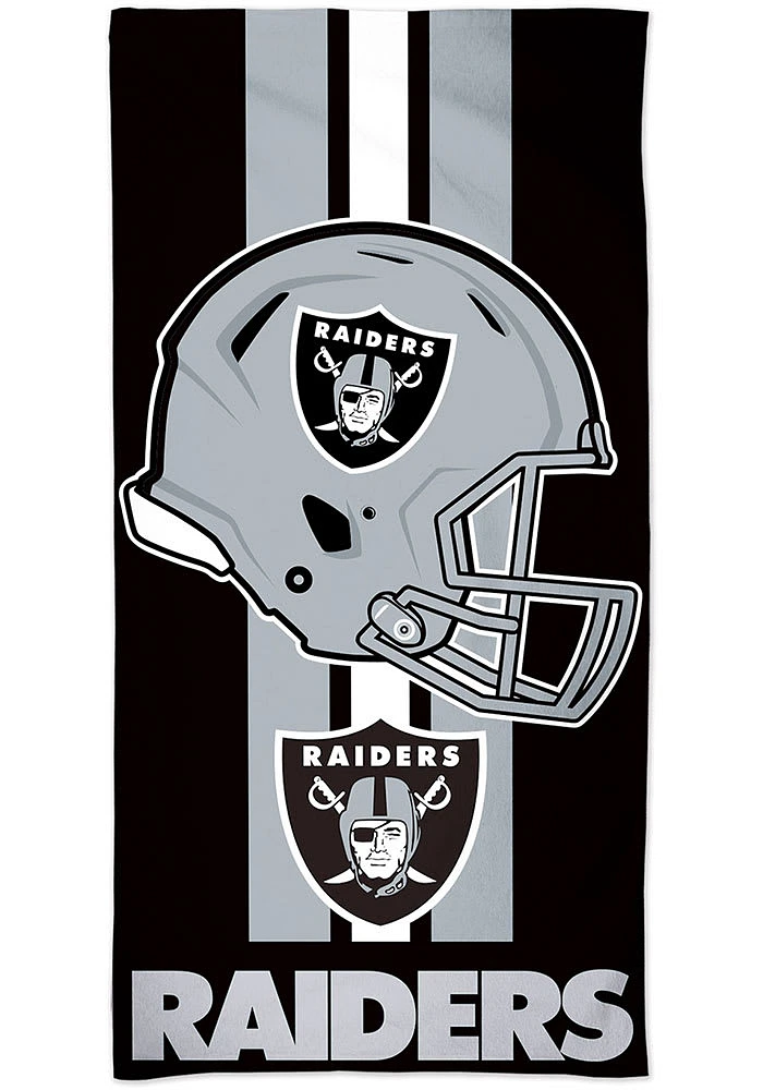 Las Vegas Raiders Team Color Beach Towel