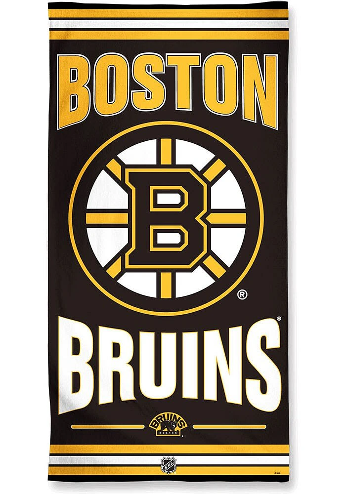 Boston Bruins Team Color Beach Towel