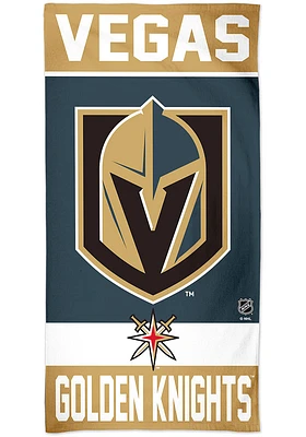 Vegas Golden Knights Team Color Beach Towel