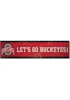 Ohio State Buckeyes 1.5x6 Wood Magnet