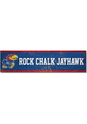 Kansas Jayhawks 1.5x6 Wood Magnet