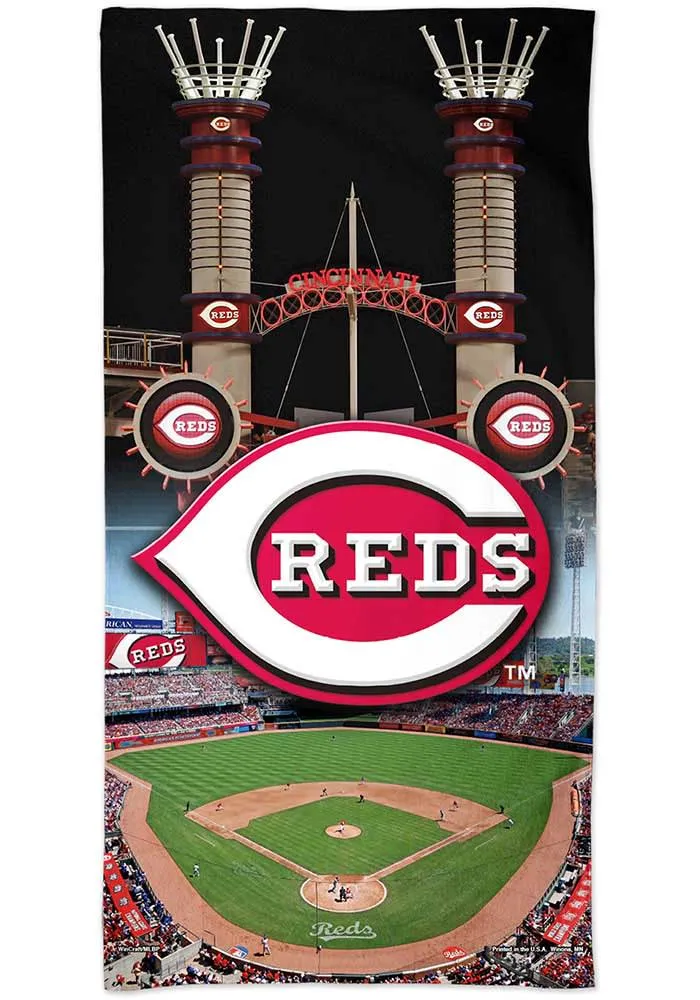 Cincinnati Reds Stadium Spectra Beach Towel