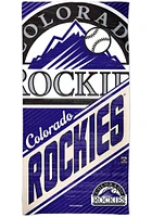 Colorado Rockies Spectra Beach Towel