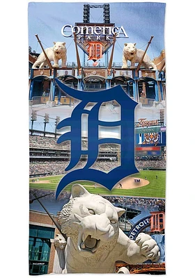 Detroit Tigers Stadium Spectra Beach Towel