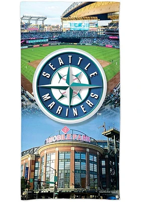 Seattle Mariners Stadium Spectra Beach Towel