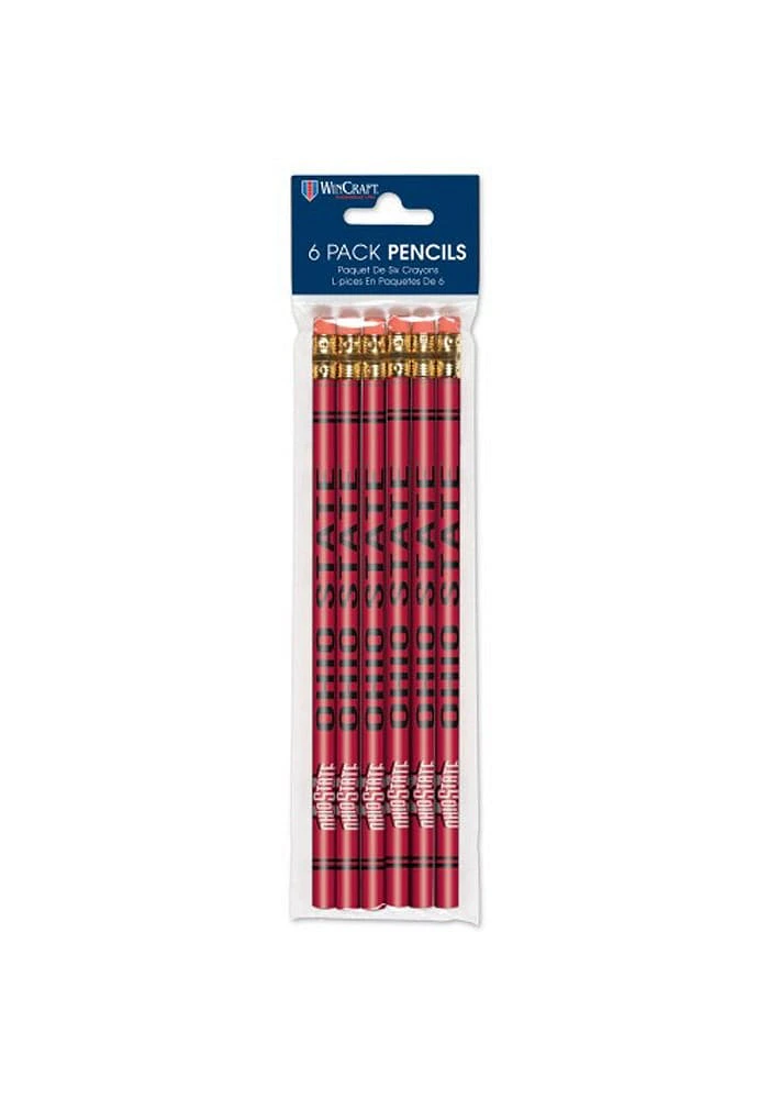 Ohio State Buckeyes 6 Pack Pencil