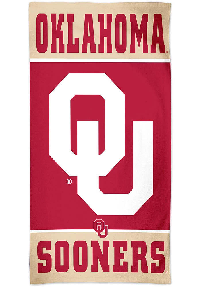 Oklahoma Sooners Spectra Beach Towel