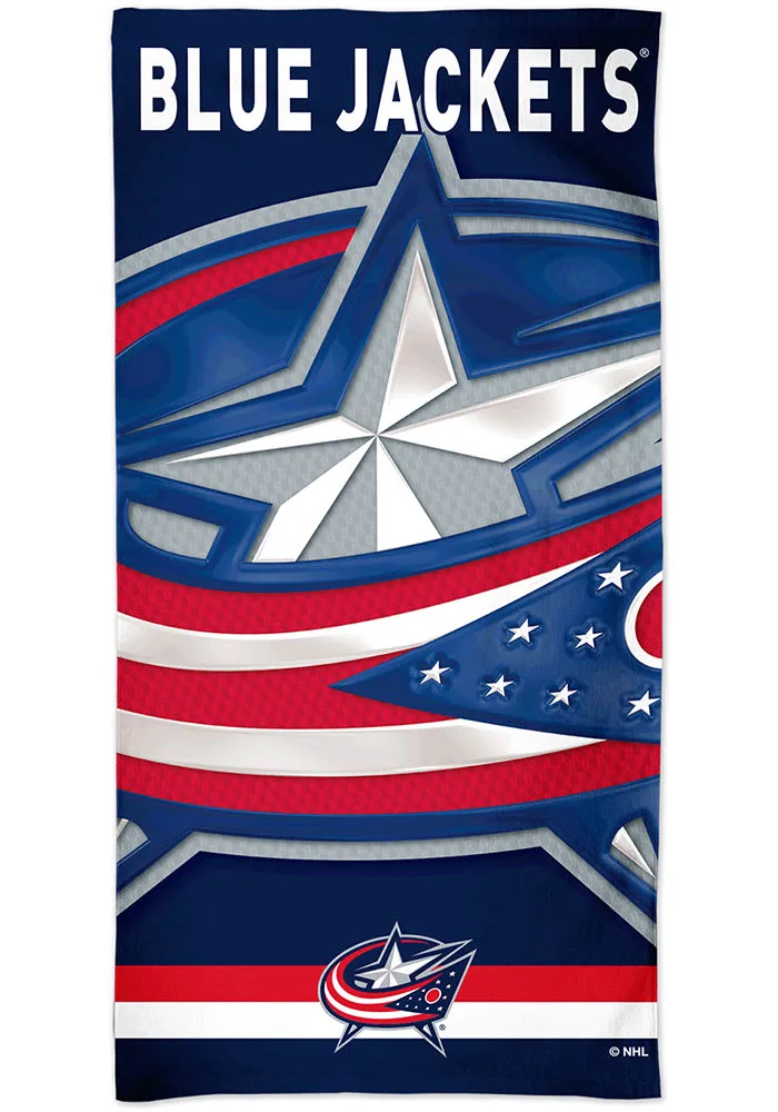 Columbus Blue Jackets Spectra Beach Towel