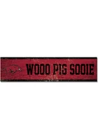 Arkansas Razorbacks 1.5x6 Wood Magnet