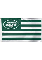 New York Jets 3x5 American Green Silk Screen Grommet Flag