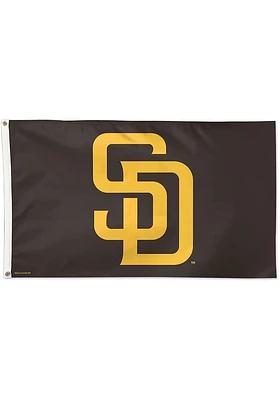 San Diego Padres 3x5 Logo Blue Silk Screen Grommet Flag