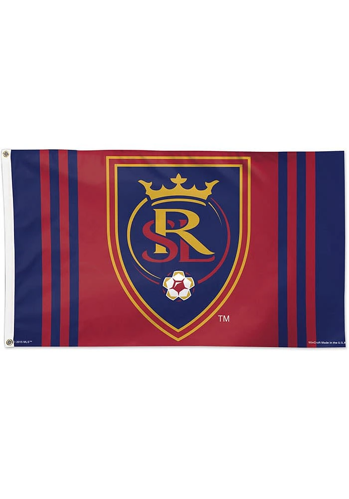 Real Salt Lake 3x5 Red Silk Screen Grommet Flag