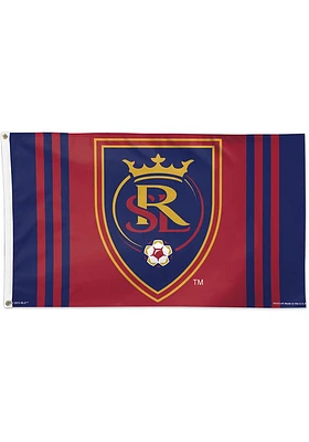 Real Salt Lake 3x5 Red Silk Screen Grommet Flag