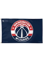 Washington Wizards 3x5 Navy Blue Silk Screen Grommet Flag