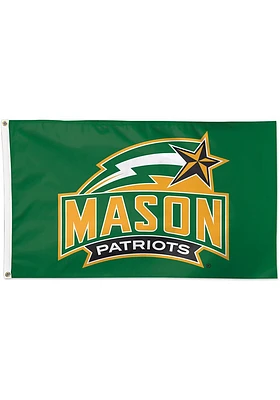 George Mason University 3x5 Silk Screen Grommet Flag - Green