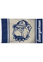 Georgetown Hoyas 3x5 Blue Silk Screen Grommet Flag - Blue